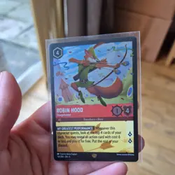 Disney Lorcana Shimmering Skies Robin Hood - Sharpshooter Legendary FOIL 118/204 - Image 1