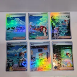 Lot of 6 Custom holo Misty Trainer Pokemon Trading Card sleeved & top loaded - Image 1