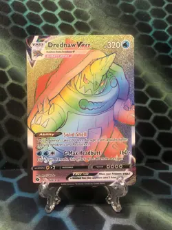 Drednaw Vmax 075/073 Champions Path NM Full Art Secret Rainbow Rare Pokemon Card - Image 1