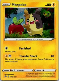 Pokemon TCG Morpeko - Promo SWSH: Sword & Shield Promo Cards SWSH031 NM - Image 1