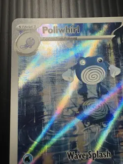 Poliwhirl 176/165 SV Pokemon TCG Scarlet & Violet 151 Illustration Rare IR Card - Image 3