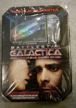 Battlestar Galactica CCG 2-62 card 2 Player Starter Set Pack plus 10-Booster Pks - Image 3