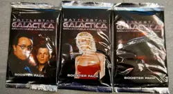 Battlestar Galactica CCG 2-62 card 2 Player Starter Set Pack plus 10-Booster Pks - Image 5