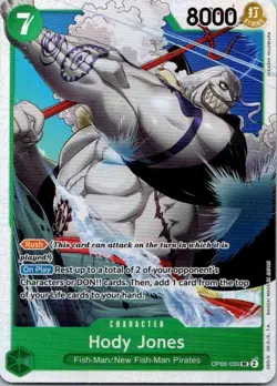 One Piece Card Game Wings Of The Captain Hody Jones OP06-035 SR English - Image 1