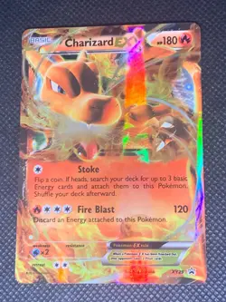 Charizard EX XY29 - XY Promo Pokemon Card - Tiny back indent - Image 1
