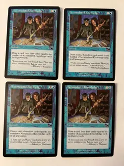 4x Accumulated Knowledge - Nemesis - NM - MTG: Magic the Gathering - Image 1