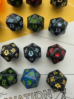 SPINDOWN DICE LOT OF 18 Plus an Avatar Clickwheel - Magic the Gathering Oversize - Image 3