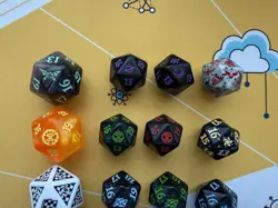 SPINDOWN DICE LOT OF 18 Plus an Avatar Clickwheel - Magic the Gathering Oversize - Image 4