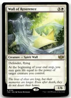 Wall of Reverence #139 MTG Tarkir Dragonstorm TDC NM X1 - Image 1