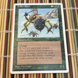 Killer Bees (254/379) Fourth Edition LP MTG Magic the Gathering Free Shipping - Image 1
