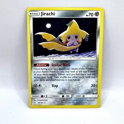 JIRACHI 99/181 POKEMON TCG Sun And Moon Team Up LP - Image 1