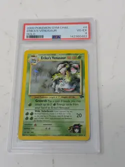 Erika's Venusaur | 2000 Pokemon Gym Challenge 4 HOLO PSA 4 - Image 1