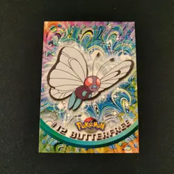 Pokemon TCG Butterfree #12 Topps TV Animation Blue Label NM 1st Print Edition - Image 1