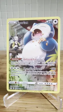 Pokemon TCG Snorlax TG10/TG30 Lost Origin Trainer Gallery Ultra Rare M/NM - Image 2