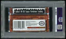 Pokemon TCG Foil Pack Series 1-blue Logo Topps Tv Animation Edition PSA 10 - Image 2