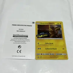 Detective Pikachu SM190 - Black Star Promo Pokemon TCG English - Image 1