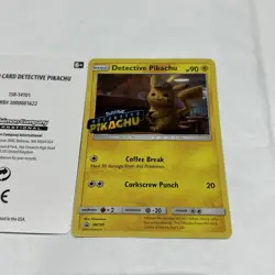 Detective Pikachu SM190 - Black Star Promo Pokemon TCG English - Image 2