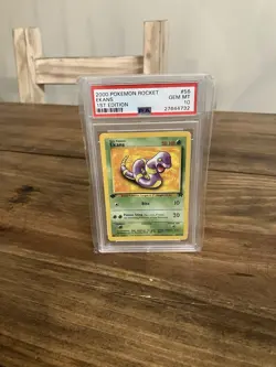 2000 Pokemon Rocket Ekans #56 First Edition Psa 10 - Image 1