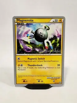 Rare Pokemon TCG Magnemite 2010 World Championship Card 68/102 - Gustavo Wada - Image 1
