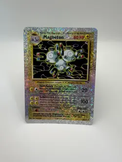 2002 Pokemon Magneton 22/110 Legendary Collection Reverse Holo Rare TCG MP - Image 1