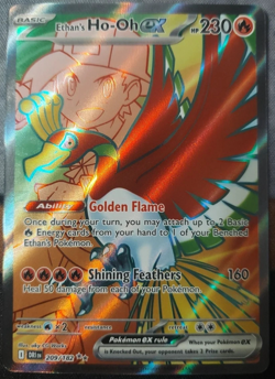 Ethan's Ho-Oh ex 209/182 Pokemon Destined Rivals NM - Image 1