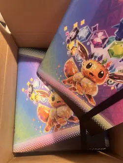 1x Pokemon Prismatic Evolutions Eevee Binders **BINDER ONLY** - Image 1