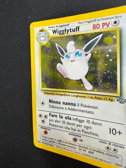 Pokemon Wigglytuff 16/64 Jungle Rara Holo Unlimited Wizards ITA Carte Vintage - Image 4