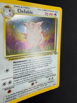 Pokemon Clefable 1/64 Jungle Rara Holo Unlimited Wizard ITA Carte Vintage - Image 3