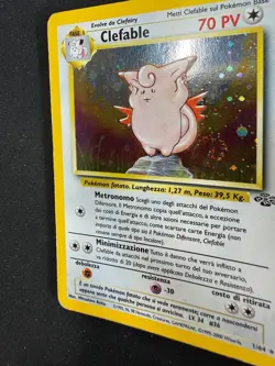 Pokemon Clefable 1/64 Jungle Rara Holo Unlimited Wizard ITA Carte Vintage - Image 4