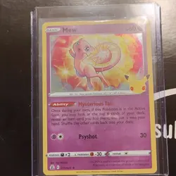Pokemon Celebrations Mew 011/025 Holo Rare Basic Collectors Edition Psyshot - Image 1