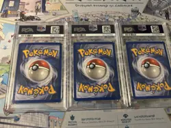 2003 Pokemon Skyridge Burried Fossil, Omanyte, & Omastar Rev Holo PSA 9 Set of 3 - Image 4