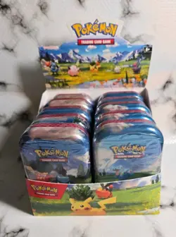 Pokemon Ascended Heroes with Display ME2.5 Mini Tins x 10 SHIPS FAST ✈🔥 - Image 1