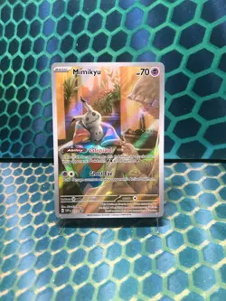 Pokemon TCG Paldean Fates ETB Mimikyu SVP 075 Black Star Promo NM/M - Image 1
