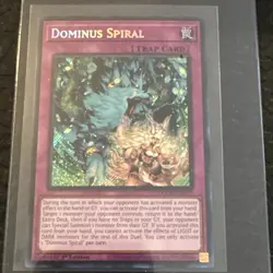 Yu-Gi-Oh Doom Of Dimensions 1st Edition Dominos Spiral Super Rare Dood-En079 - Image 1