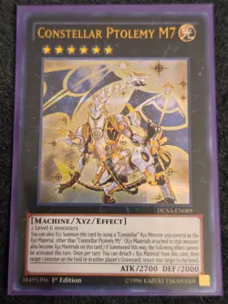 Yugioh- 1X Constellar Ptolemy M7 - Ultra Rare - 1st Edition - DUSA-EN089 - NM - Image 1
