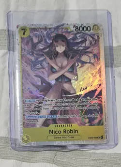 One Piece Nico Robin TCG Extra Booster Heroines EB03-055 SR Holo - Image 1