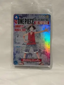 Monkey.D.Luffy (055) (College Basketball US Voyage) P-055 One Piece Promotion... - Image 2
