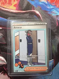 Amarys Prismatic Evolutions Holo Sir Pokemon TCG Card 170/131 NM Condition - Image 1