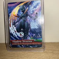 Shadow Mewtwo Pokken Tournament Amiibo Card Nintendo Wii U Switch used - Image 1