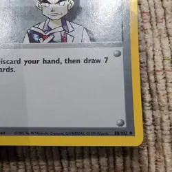 Professor Oak | 88/102 | Base Set | Pokemon Card Shadowless Excellent - Image 5