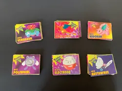 Vintage 2000 Pokemon Cards Math Challenge Flashcards Grade 3 - 4 - Lot of 93 - Image 2