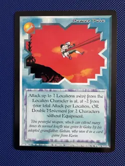 Dragon Ball Z Ani-Mayhem Power Pole Promo Card 1997 - Image 1
