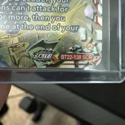 Bursting Rage SCR- Dragonball Super Card Game - Critical Blow - BT22-138 - Foil - Image 3