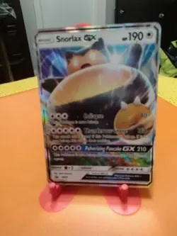 Snorlax GX SM05 SM Promos Holo Card Moderately Played - Image 1