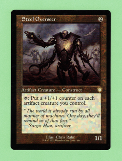 MTG - STEEL OVERSEER #164 RETRO FRAME 2022 - Image 1