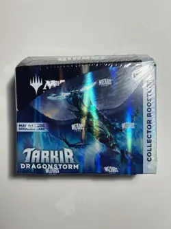 MTG Tarkir Dragonstorm Collector Booster Box Sealed - Image 1