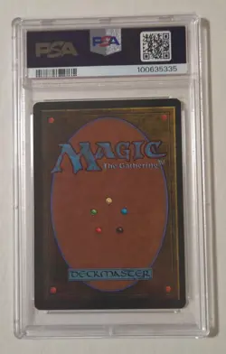 MTG Revised Rare Dual Land SCRUBLAND 1994 Magic the Gathering PSA 5 EX - Image 2