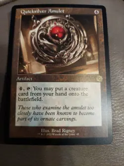 Quicksilver Amulet The Brothers' War: Retro Frame Artifacts Regular - Image 1