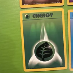 6 BASE SET UNLIMITED ENERGY CARDS (FIRE,GRASS,WATER,PSYCHIC,ext) POKEMON TCG - Image 5