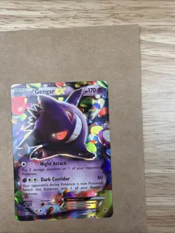 Pokemon Gengar EX TCG Ultra Rare Card 34/119 XY: Phantom Forces NM- SuperClean C - Image 3